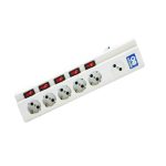 رابط برق 5+1 خانه پارت الکتریک با کابل 5 متری