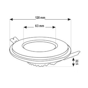 8W-LED-Panel-Round-Glass